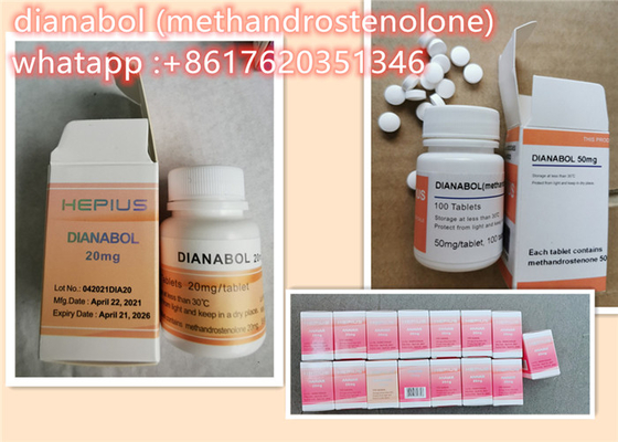 CAS 72-63-9 Oral Anabolic Steroids 50mg Methandrostenolone Tablets